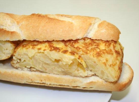 Bocata tortilla española